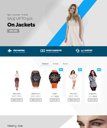 Free Elementor WooCommerce Templates and Widgets by EnvoThemes